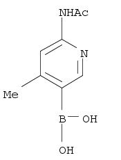 Boronic acid, B-[6-(acetylamino)-4-methyl-3-pyridinyl]-